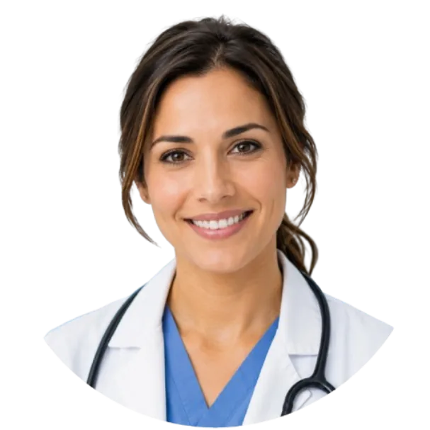 Portrait of Dr. Aisha Kapoor, clinic director