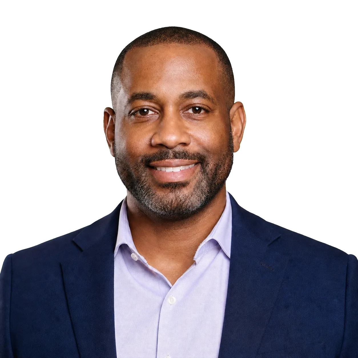 Portrait of Marcus Reed, facility operations director